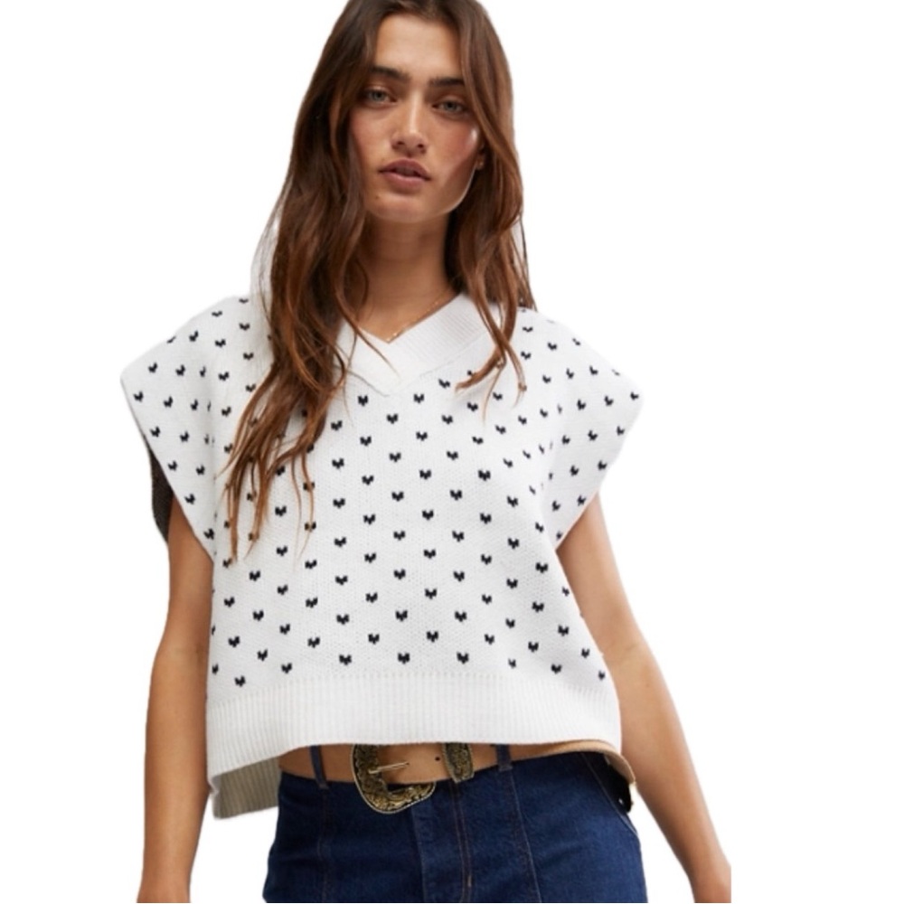 Free People | Easy Street Vest Patterned NWT - Picture 4 of 10